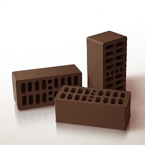 Кирпич пустотелый «Тёмный шоколад» гладкий 1,4 НФ | 250х120х140 | М150 | Клим Клинкер